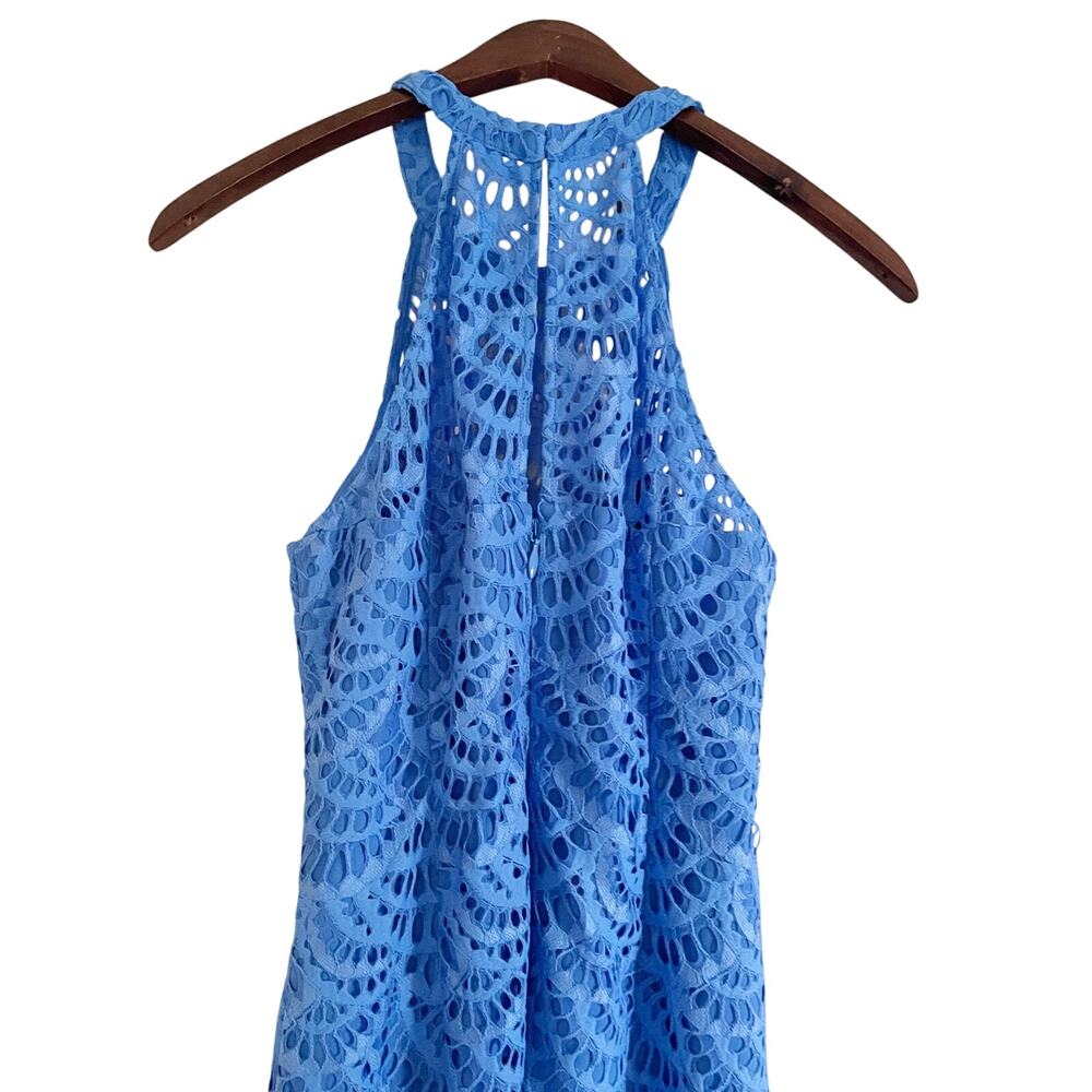 LILLY PULITZER Kenna Lace Dress Bennet Blue 0 - Picture 8 of 11